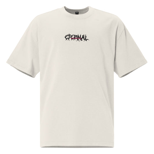 Oversized T-Shirt "ETERNAL" Beige